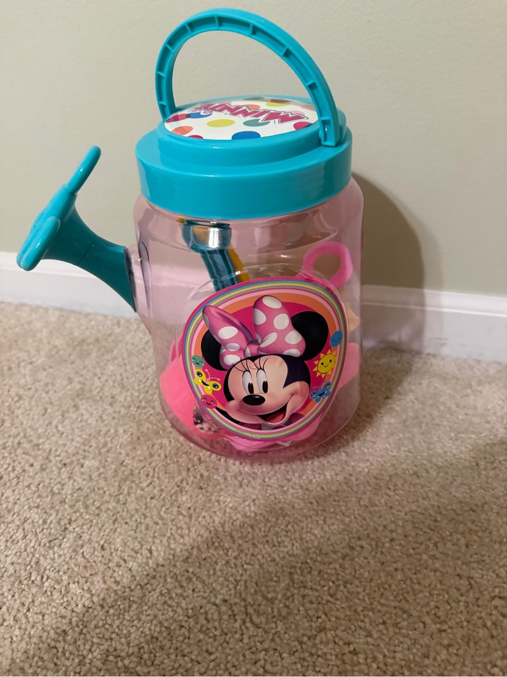 Minnie Mouse Sand Toys Bucket Set For Beach or water table sensory toys